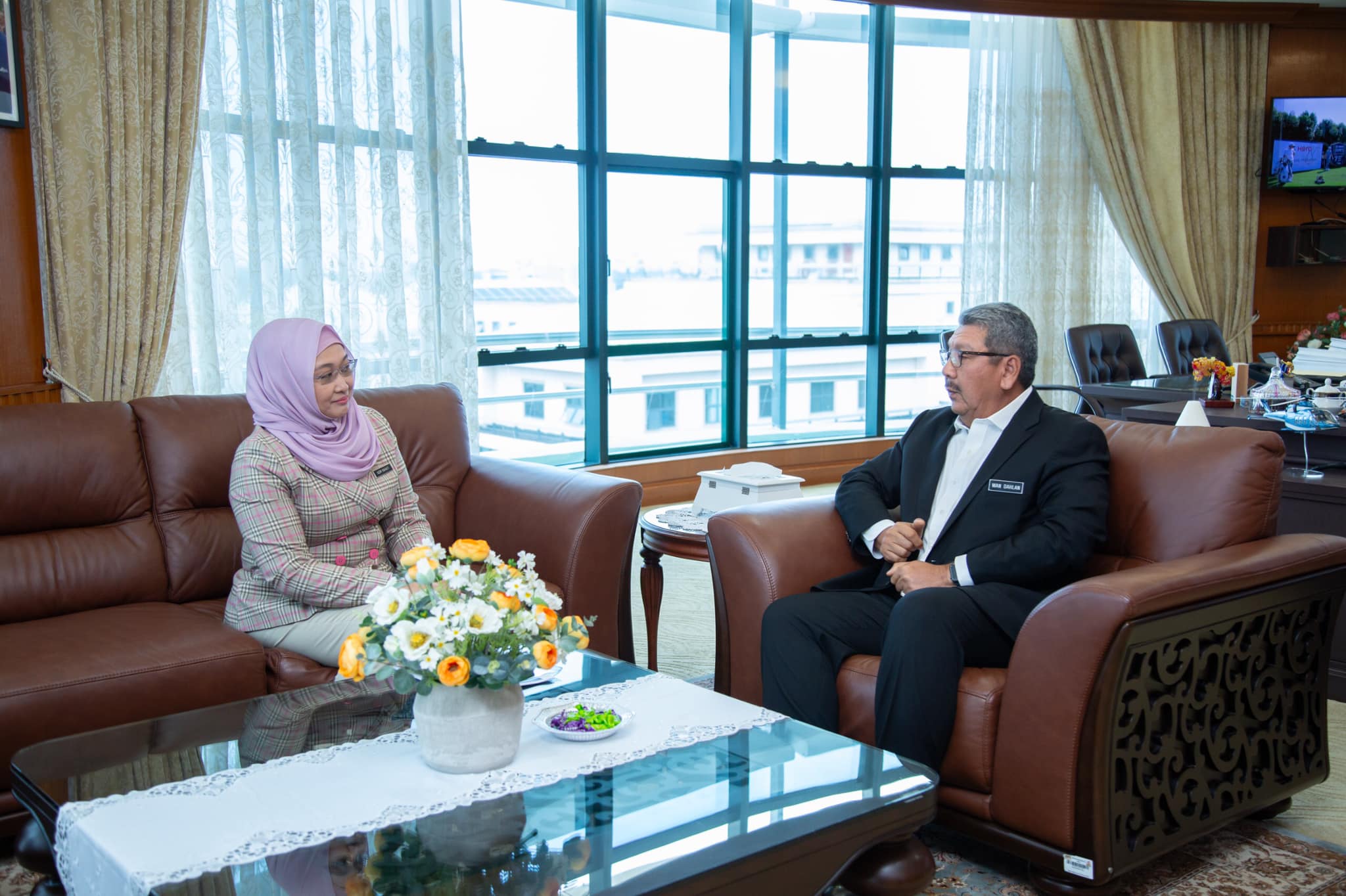 Kunjungan hormat ke atas YBhg. Dato’ Sri Wan Ahmad Dahlan bin Haji Abdul Aziz, Ketua Pengarah Perkhidmatan Awam (KPPA)