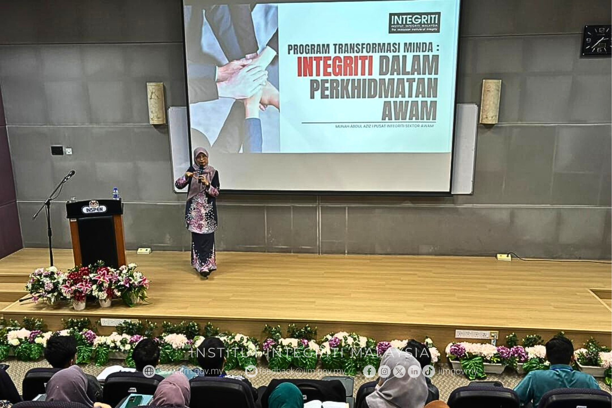 Program Transformasi Minda (PTM) bagi sesi Pengurusan Integriti
