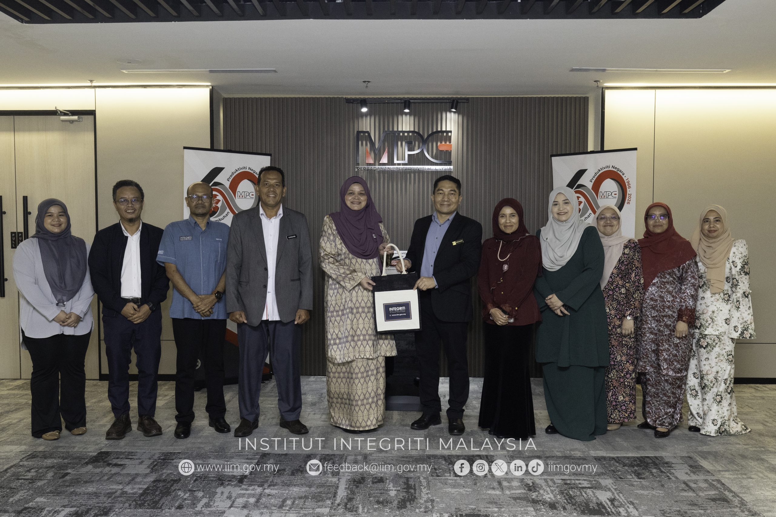 Kunjungan Hormat Pengerusi Meja Bulat Integriti Korporat (RTD), Sistem Integriti Korporat Malaysia (CISM)