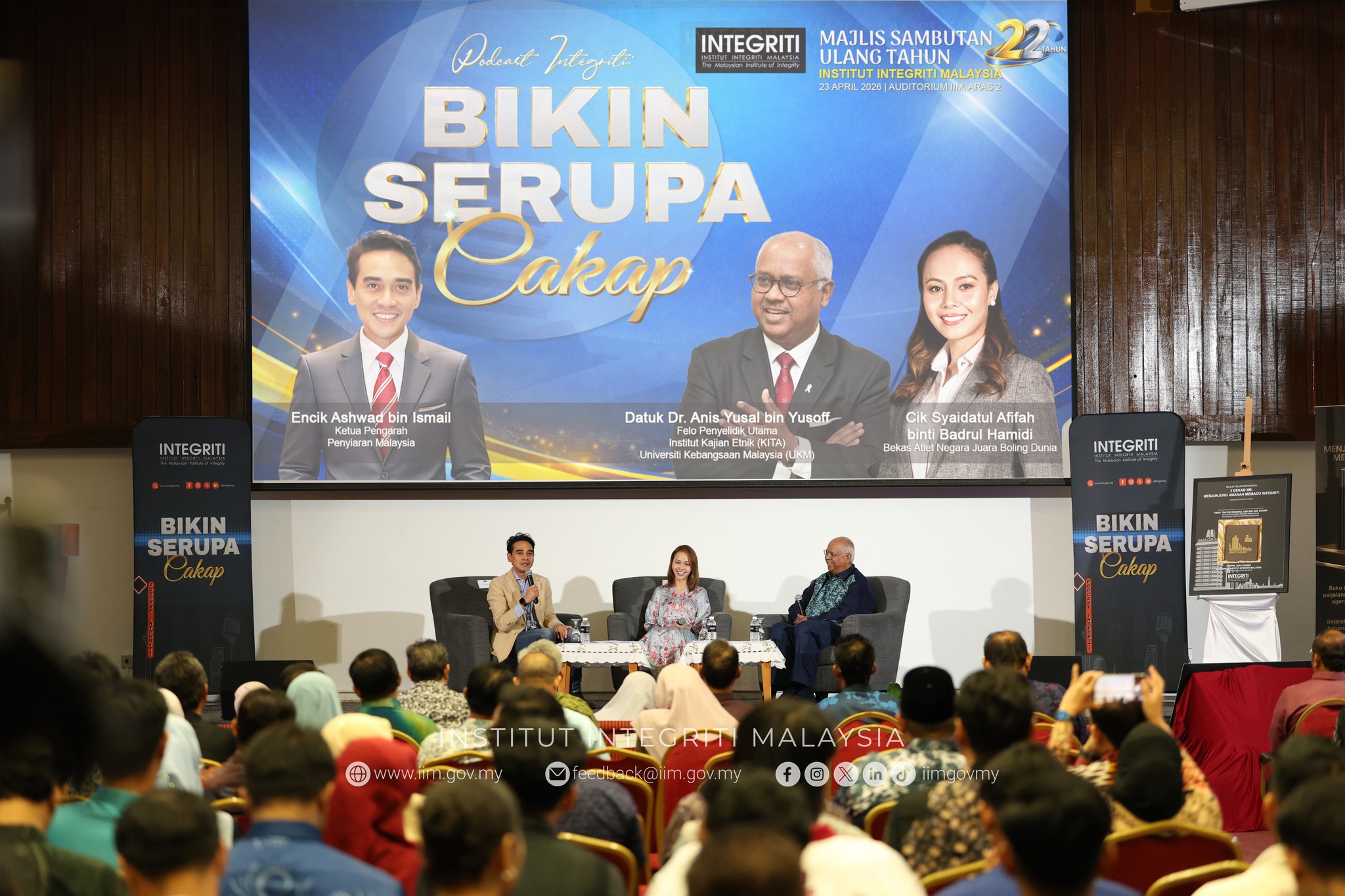 MERAIKAN 22 TAHUN KECEMERLANGAN INTEGRITI