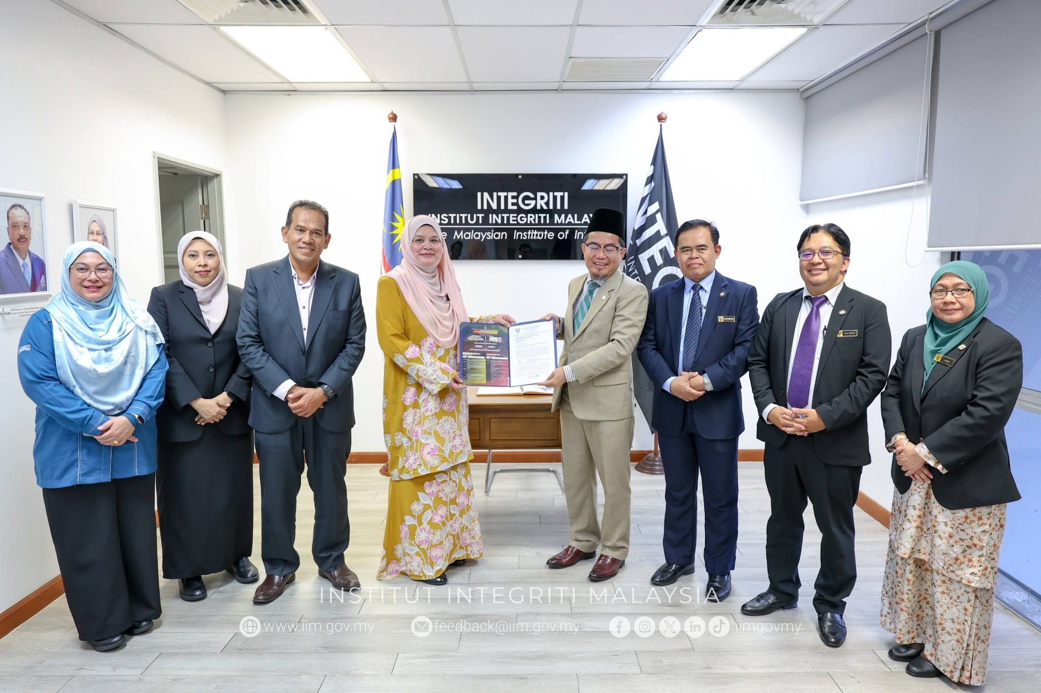 Kunjungan hormat daripada Unit Integriti dan Ombudsman Sarawak (UNIONS), Jabatan Premier Sarawak pada