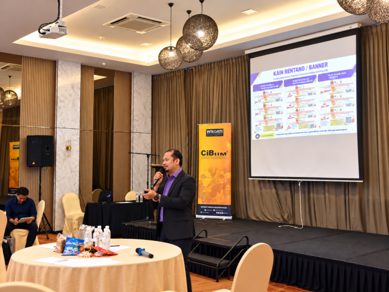 Bengkel Training of Trainers (ToT) Program Community Integrity Building (CIB) Sarawak